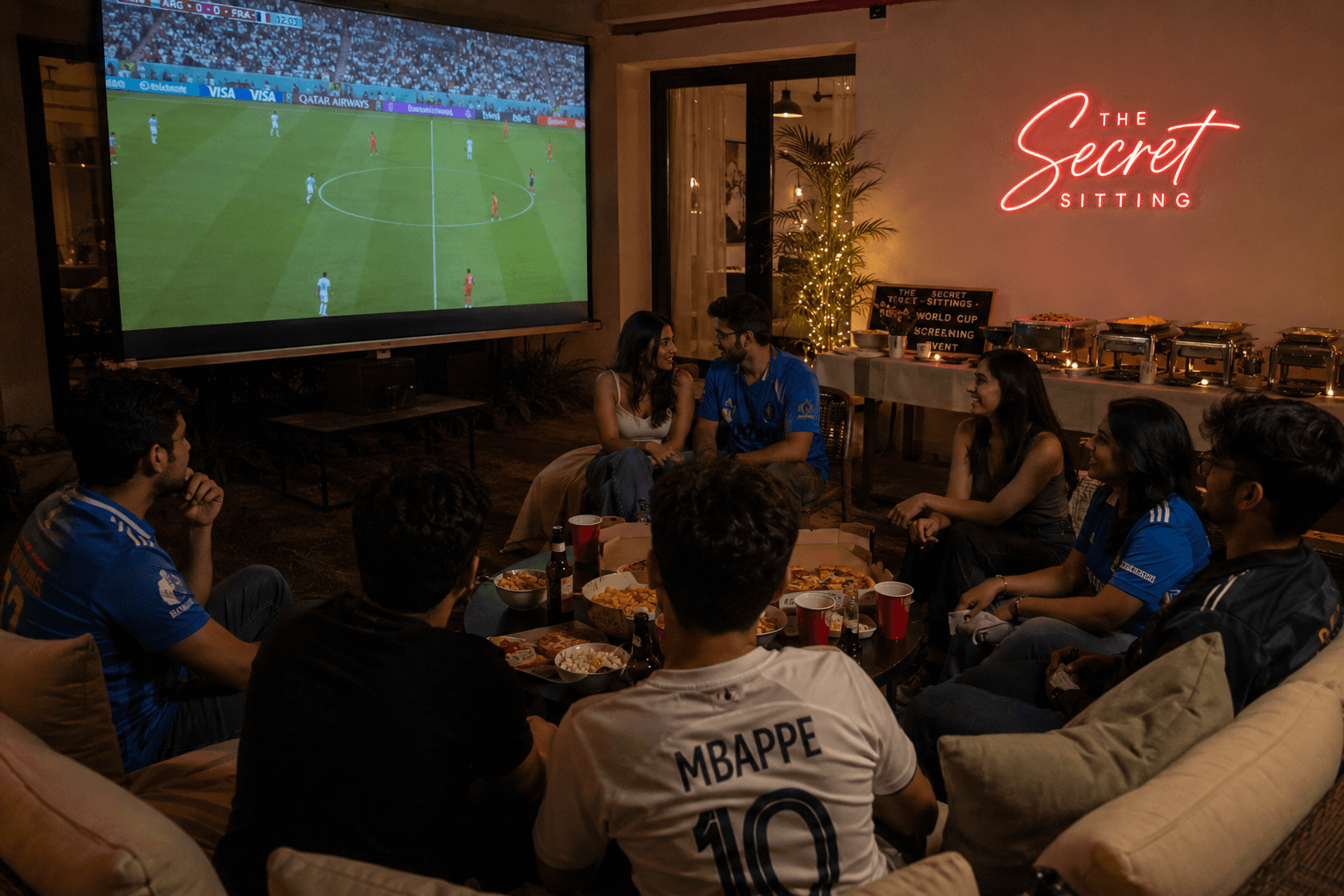 A Secret Sitting — a private World Cup screening